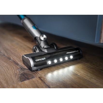 Concept VP6045 - Stav- og håndstøvsuger 2-i-1 ICONIC SUCTION PRO 450W/29,6V 2500 mAh blå