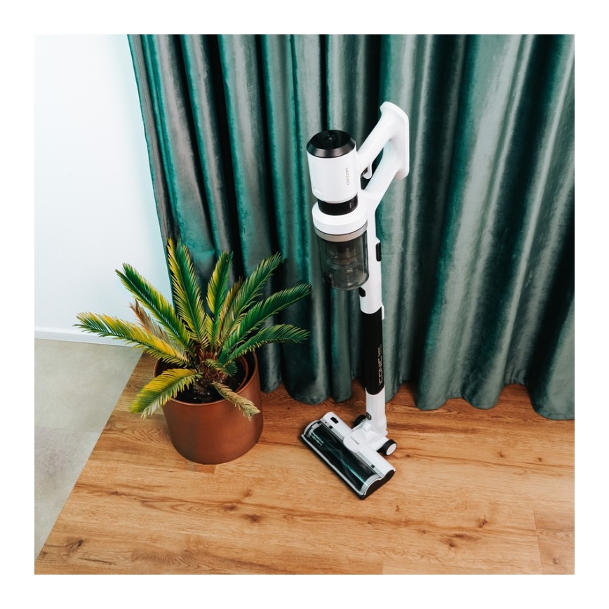 Concept VP6125 - 2-i-1 stav- og håndstøvsuger ICONIC Comfort Telescope 400W/29,6V 2000 mAh hvid