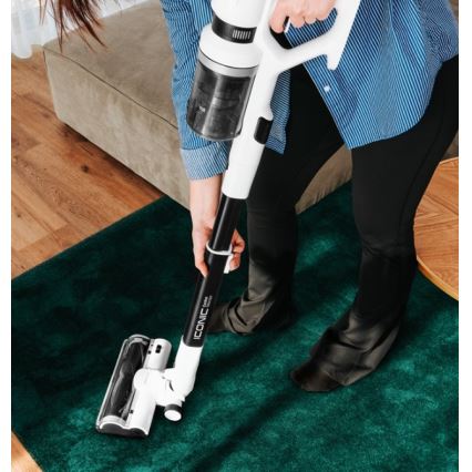 Concept VP6125 - 2-i-1 stav- og håndstøvsuger ICONIC Comfort Telescope 400W/29,6V 2000 mAh hvid