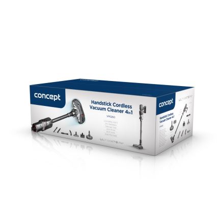 Concept VP6260 - 4-i-1 stavstøvsuger ULTIMATE PRO+ 500W/29,6V 2200 mAh sort