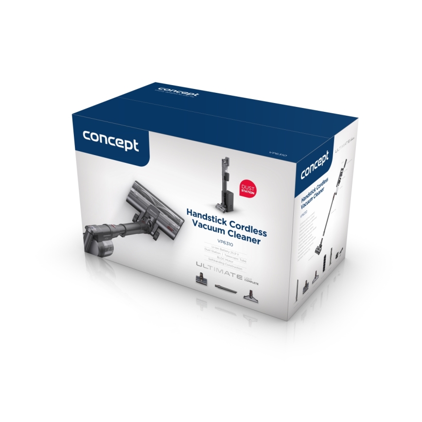 Concept VP6310 - 3-i-1 stavstøvsuger ULTIMATE COMPLETE LIGHT 420W/25,9V 2200 mAh sort