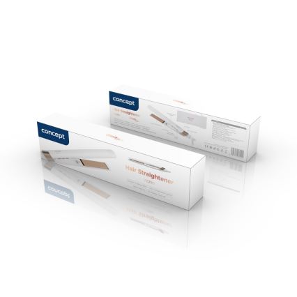 Concept VZ2110 - Glattejern GLAM STYLE 48W/230V hvid/rosaguld