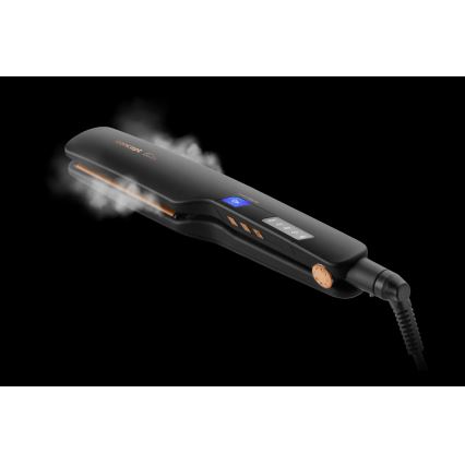 Concept VZ6010 - Glattejern m. dampteknologi og LCD-skærm ELITE STEAM BOOST 54W/230V sort