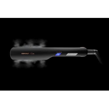 Concept VZ6010 - Glattejern m. dampteknologi og LCD-skærm ELITE STEAM BOOST 54W/230V sort
