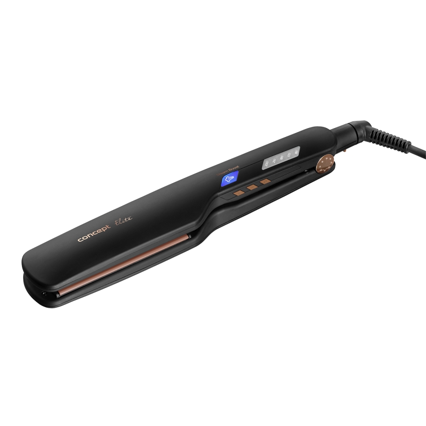 Concept VZ6010 - Glattejern m. dampteknologi og LCD-skærm ELITE STEAM BOOST 54W/230V sort