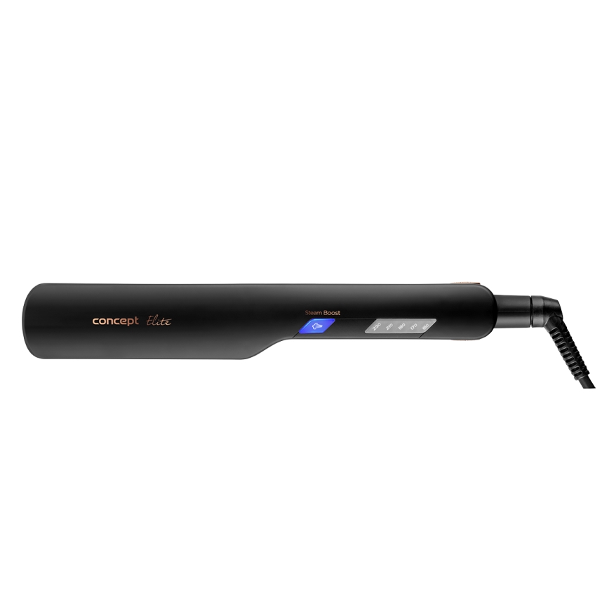 Concept VZ6010 - Glattejern m. dampteknologi og LCD-skærm ELITE STEAM BOOST 54W/230V sort