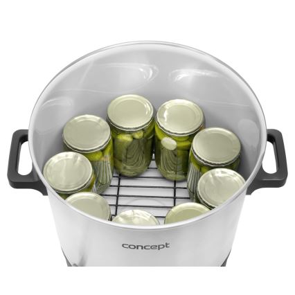Concept ZH0030 - Kedel 27 l 2000W/230V hvid/sort