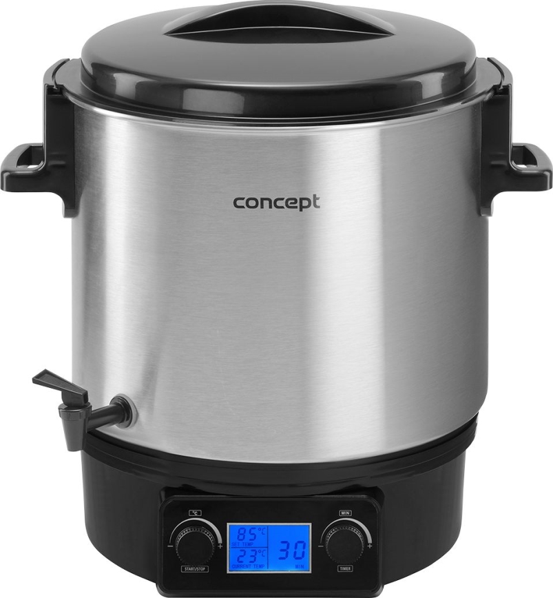 Concept ZH0040 - Kedel 27 l 2000W/230V rustfri/sort