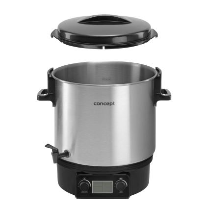 Concept ZH0040 - Kedel 27 l 2000W/230V rustfri/sort