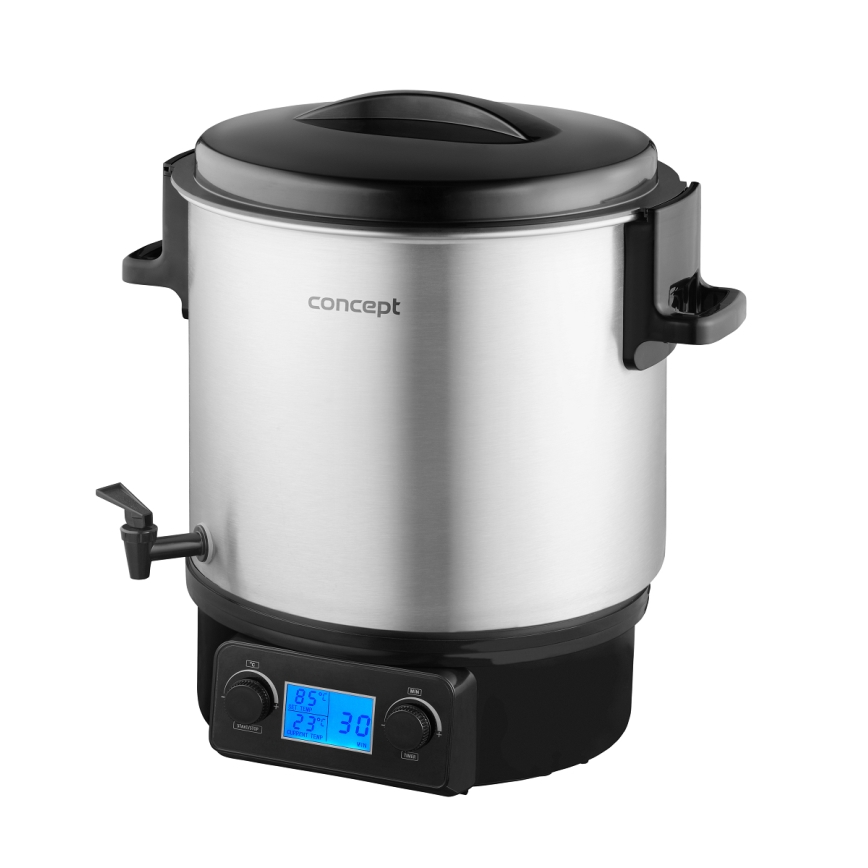 Concept ZH0040 - Kedel 27 l 2000W/230V rustfri/sort