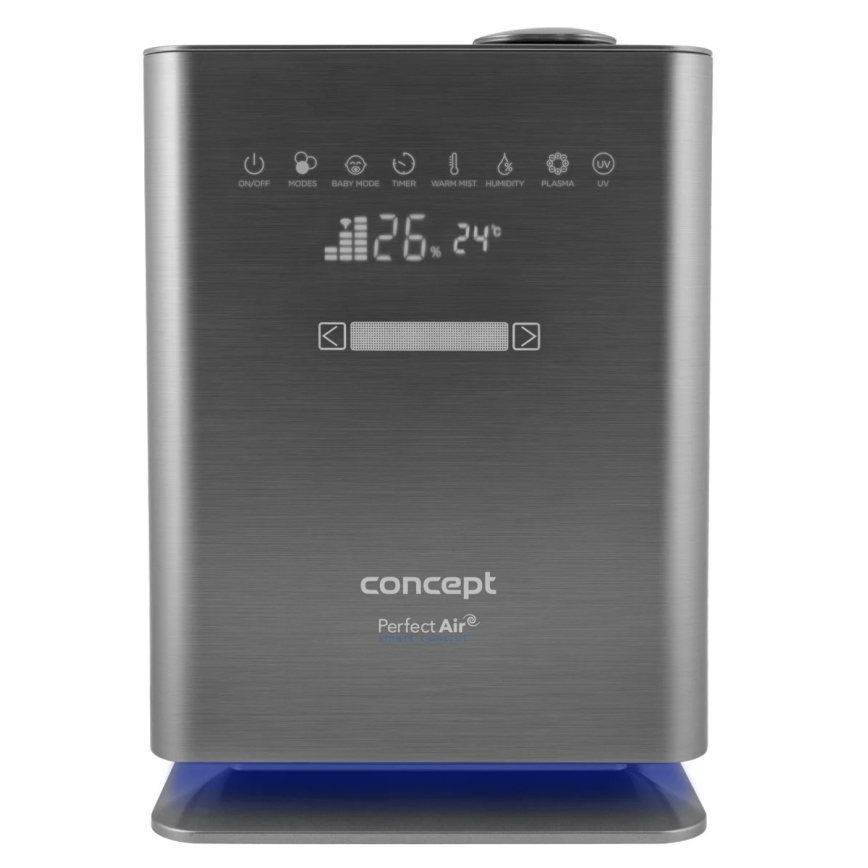 Concept ZV2021- Luftfugter med aromadiffuser PERFECT AIR SMART 4,6 l 110W/230V Wi‑Fi antracit + fjernbetjening