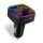 CONNECT IT CCC-9090-BK - LED FM-sender til bil m. håndfri funktion + RGB-farver sort
