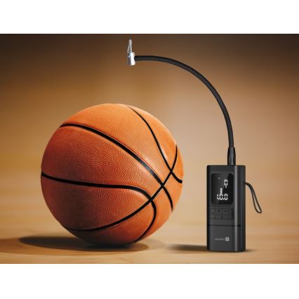 CONNECT IT CFF-4500-BK - Digital lommekompressor AirFlow 80W/6000 mAh sort