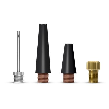 CONNECT IT CFF-4500-BK - Digital lommekompressor AirFlow 80W/6000 mAh sort