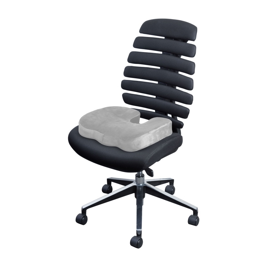 CONNECT IT CFH-5290-GY - Ergonomisk stolehynde grå