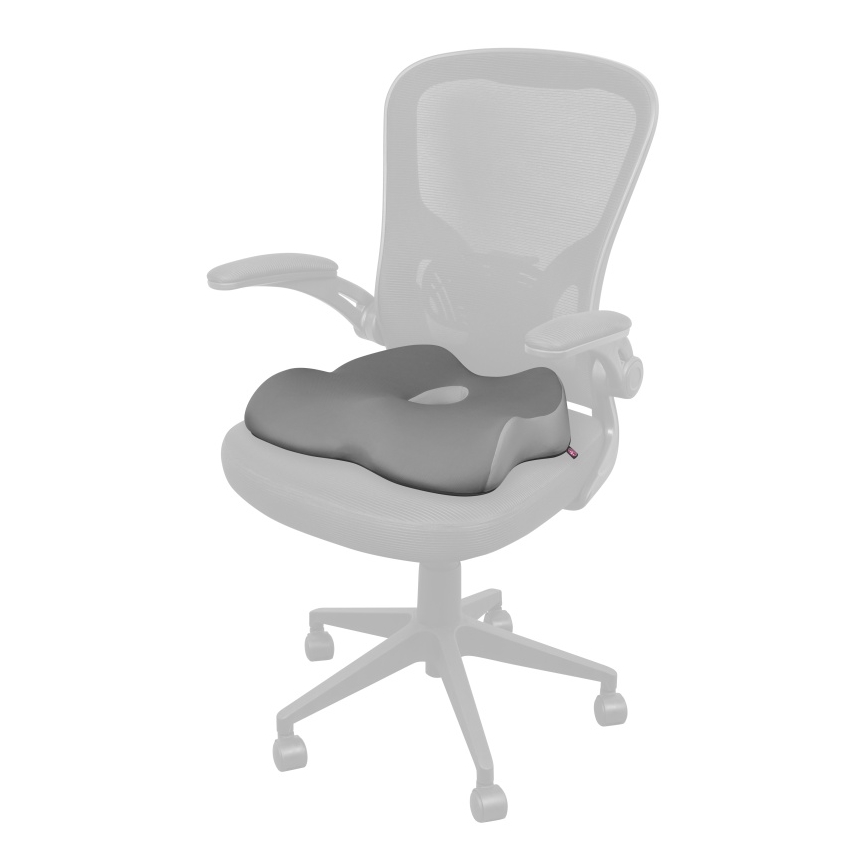CONNECT IT CFH-5901-GY - Ergonomisk stolehynde grå