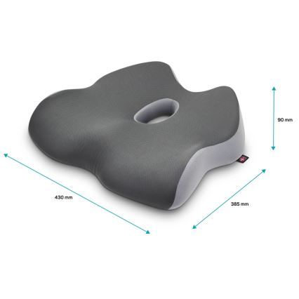 CONNECT IT CFH-5901-GY - Ergonomisk stolehynde grå
