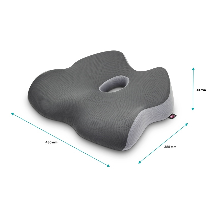 CONNECT IT CFH-5901-GY - Ergonomisk stolehynde grå