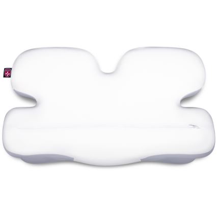 CONNECT IT CFH-6030-WH - Anatomisk pude Virgo hvid/grå