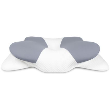 CONNECT IT CFH-6032-WH - Anatomisk pude Gemini hvid/grå