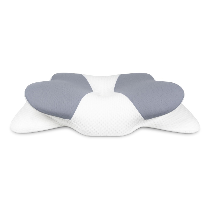 CONNECT IT CFH-6032-WH - Anatomisk pude Gemini hvid/grå
