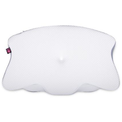 CONNECT IT CFH-6032-WH - Anatomisk pude Gemini hvid/grå