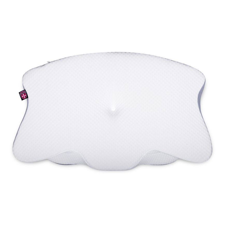 CONNECT IT CFH-6032-WH - Anatomisk pude Gemini hvid/grå
