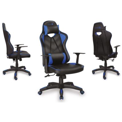 CONNECT IT CGC-0700-BL - Gamingstol LeMans Pro sort/blå