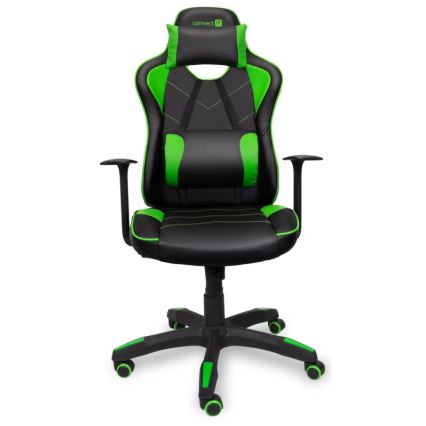 CONNECT IT CGC-0700-GR - Gaming-stol LeMans Pro sort/grøn