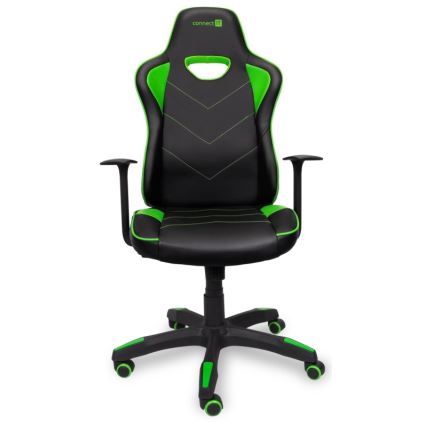 CONNECT IT CGC-0700-GR - Gaming-stol LeMans Pro sort/grøn