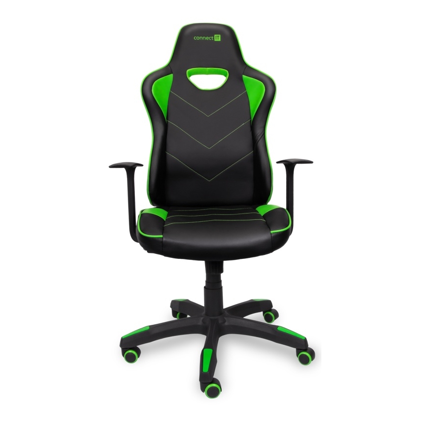 CONNECT IT CGC-0700-GR - Gaming-stol LeMans Pro sort/grøn