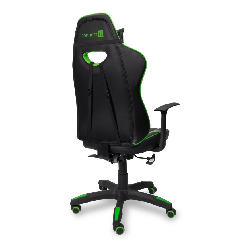 CONNECT IT CGC-0700-GR - Gaming-stol LeMans Pro sort/grøn