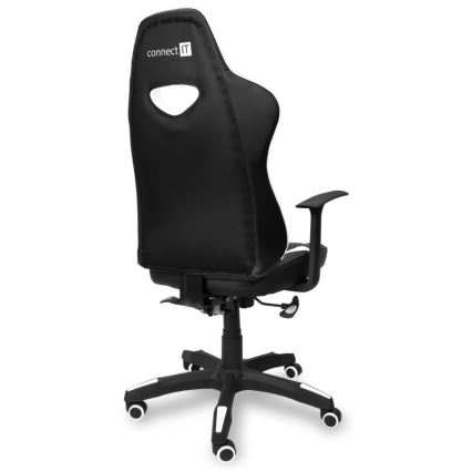 CONNECT IT CGC-0700-WH - Gaming-stol LeMans Pro sort/hvid