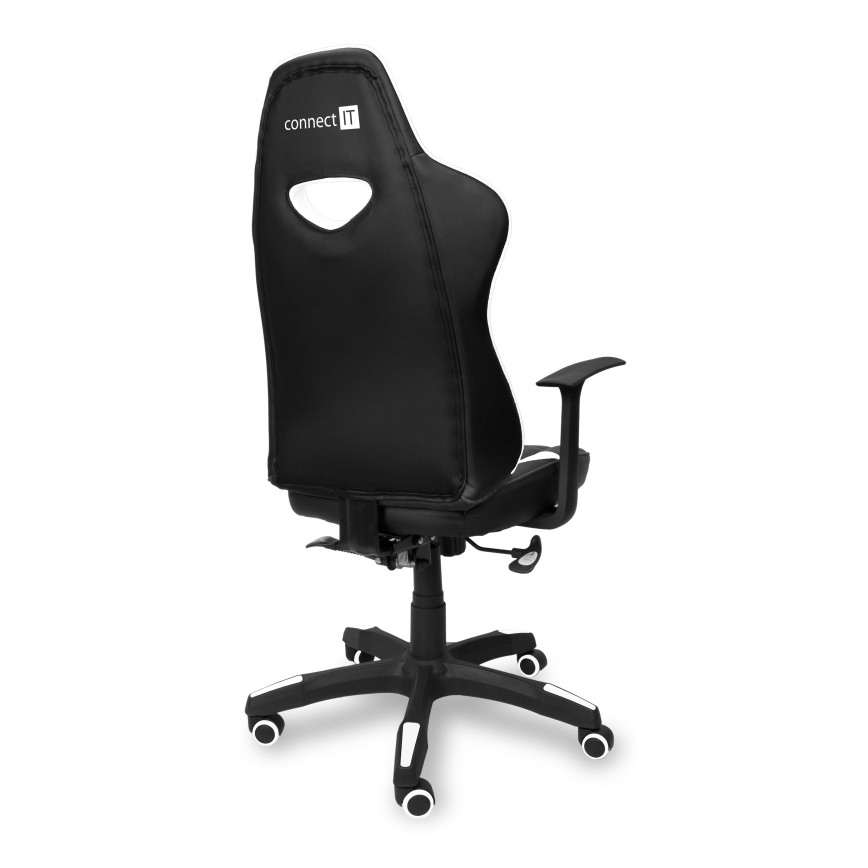 CONNECT IT CGC-0700-WH - Gaming-stol LeMans Pro sort/hvid