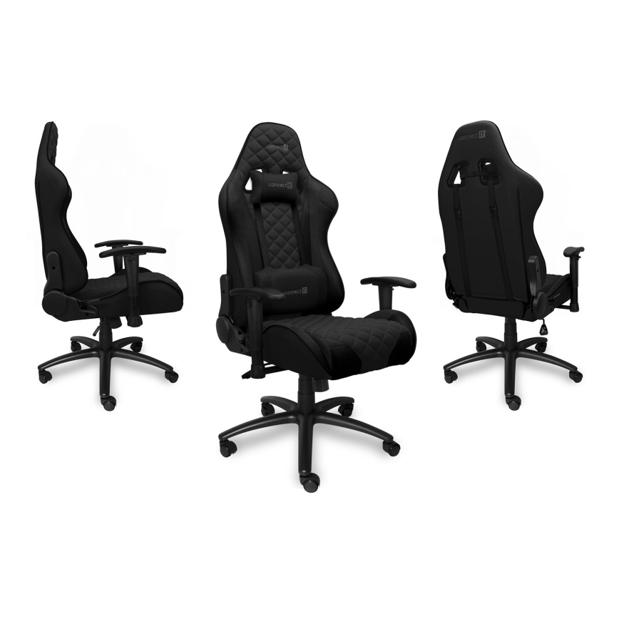 CONNECT IT CGC-1200-BK - Gaming-stol Monaco Pro sort