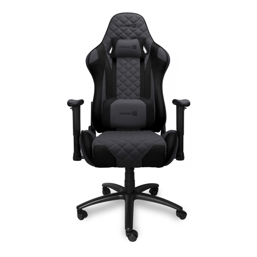CONNECT IT CGC-1200-GY - Gaming-stol Monaco Pro grå/sort
