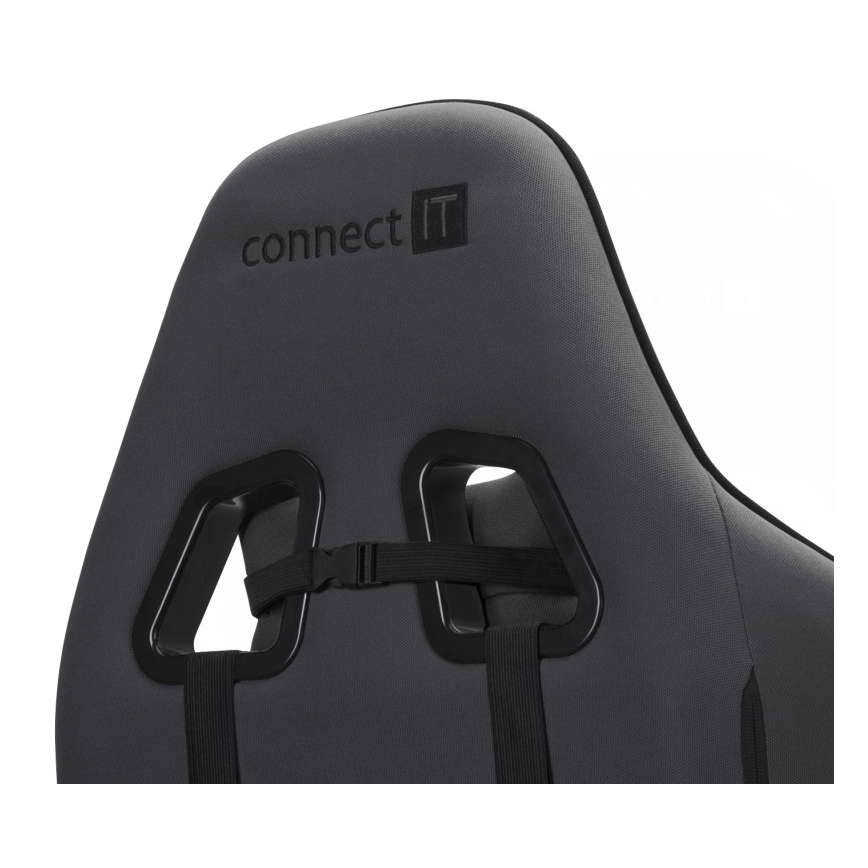 CONNECT IT CGC-1200-GY - Gaming-stol Monaco Pro grå/sort