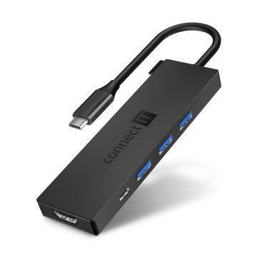 CONNECT IT CHU-8010-AN - USB-C hub 5-i-1
