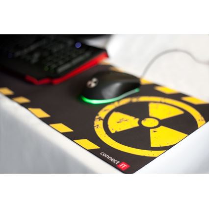 CONNECT IT CI-1128 - LED Gaming-mus m. ledning 1000/1200/1600/3200 DPI sort