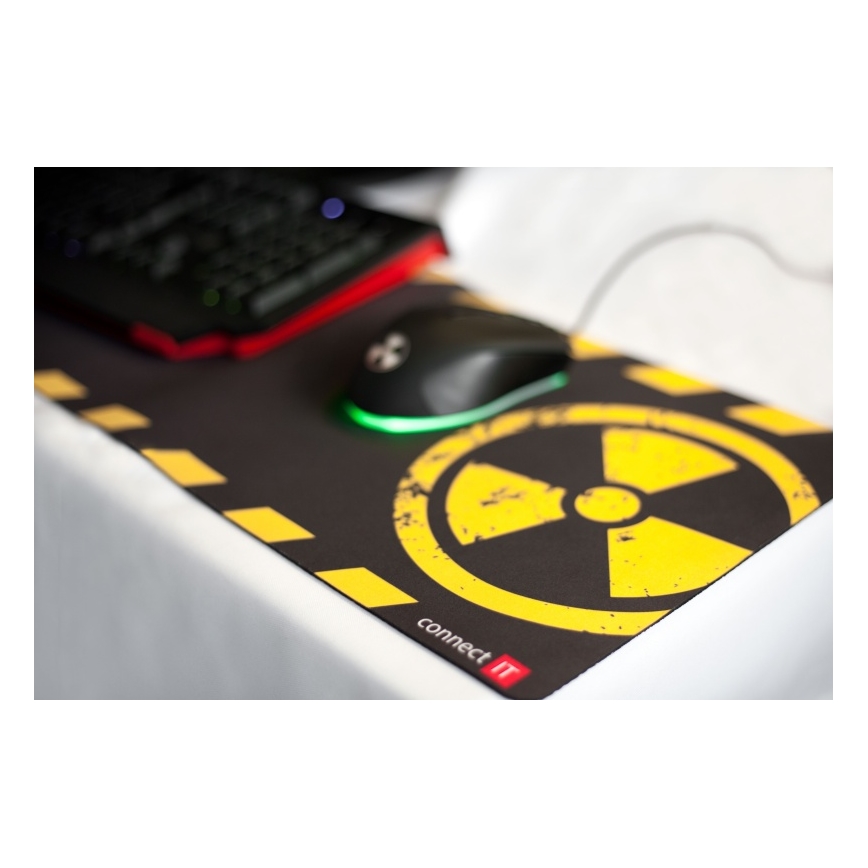 CONNECT IT CI-1128 - LED Gaming-mus m. ledning 1000/1200/1600/3200 DPI sort