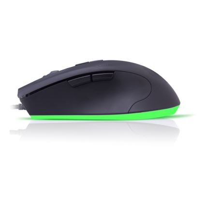 CONNECT IT CI-1128 - LED Gaming-mus m. ledning 1000/1200/1600/3200 DPI sort