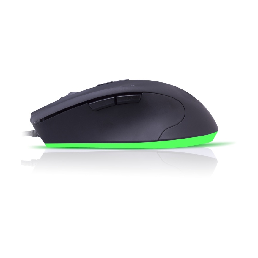 CONNECT IT CI-1128 - LED Gaming-mus m. ledning 1000/1200/1600/3200 DPI sort