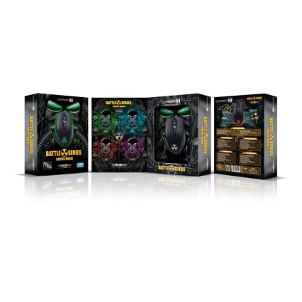 CONNECT IT CI-1128 - LED Gaming-mus m. ledning 1000/1200/1600/3200 DPI sort