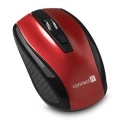 CONNECT IT CI-1224 - Trådløs mus 800/1200/1600 DPI, 2x AAA, sort/rød