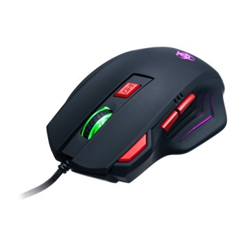 CONNECT IT CI-191 - LED Gaming-mus m. ledning 800/1600/2400/3200 DPI sort