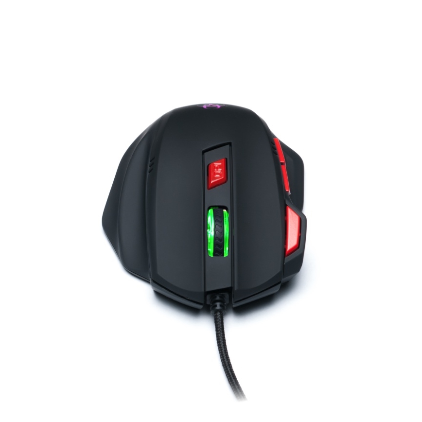 CONNECT IT CI-191 - LED Gaming-mus m. ledning 800/1600/2400/3200 DPI sort