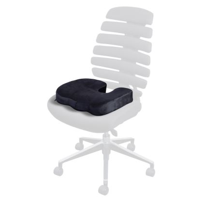 CONNECT IT CI-528 - Ergonomisk stolehynde sort