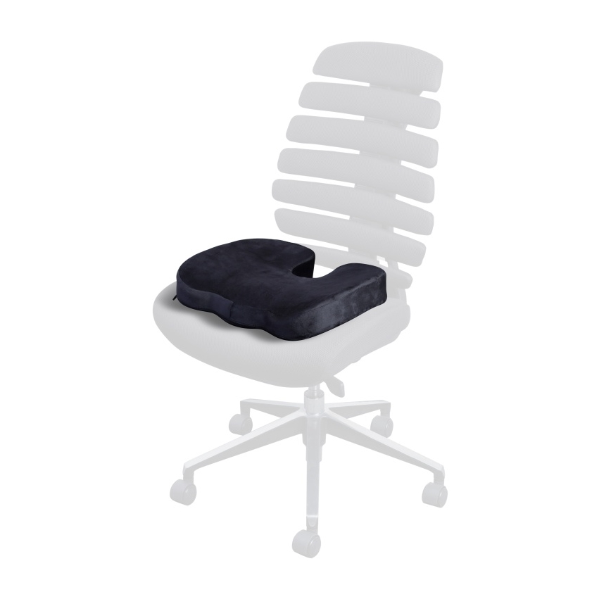 CONNECT IT CI-528 - Ergonomisk stolehynde sort