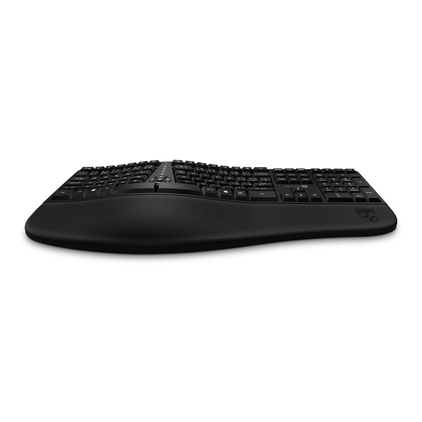 CONNECT IT CKB-2800-CS - Ergonomisk keyboard trådløs med CZ/SK localization sort