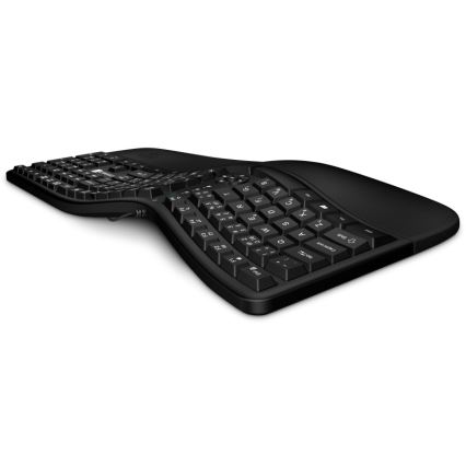 CONNECT IT CKB-2800-CS - Ergonomisk keyboard trådløs med CZ/SK localization sort